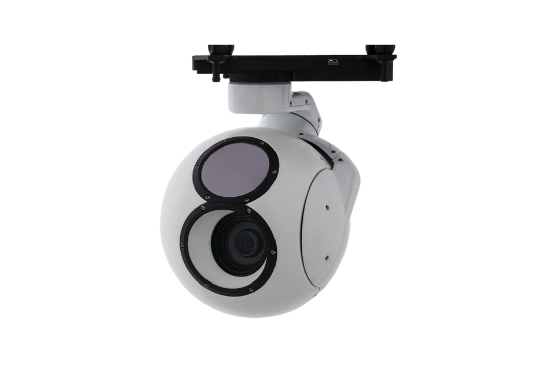 30X 2MP and 1280 Thermal Dual Sensor 3-Axis Stabilization Drone Gimbal Camera