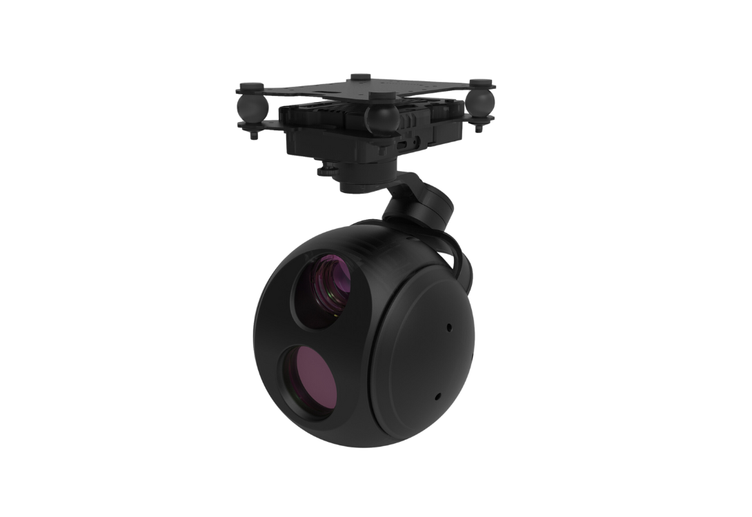 30x 2MP Visible 640x512 Thermal Imaging Bispectral Gimbal Camera