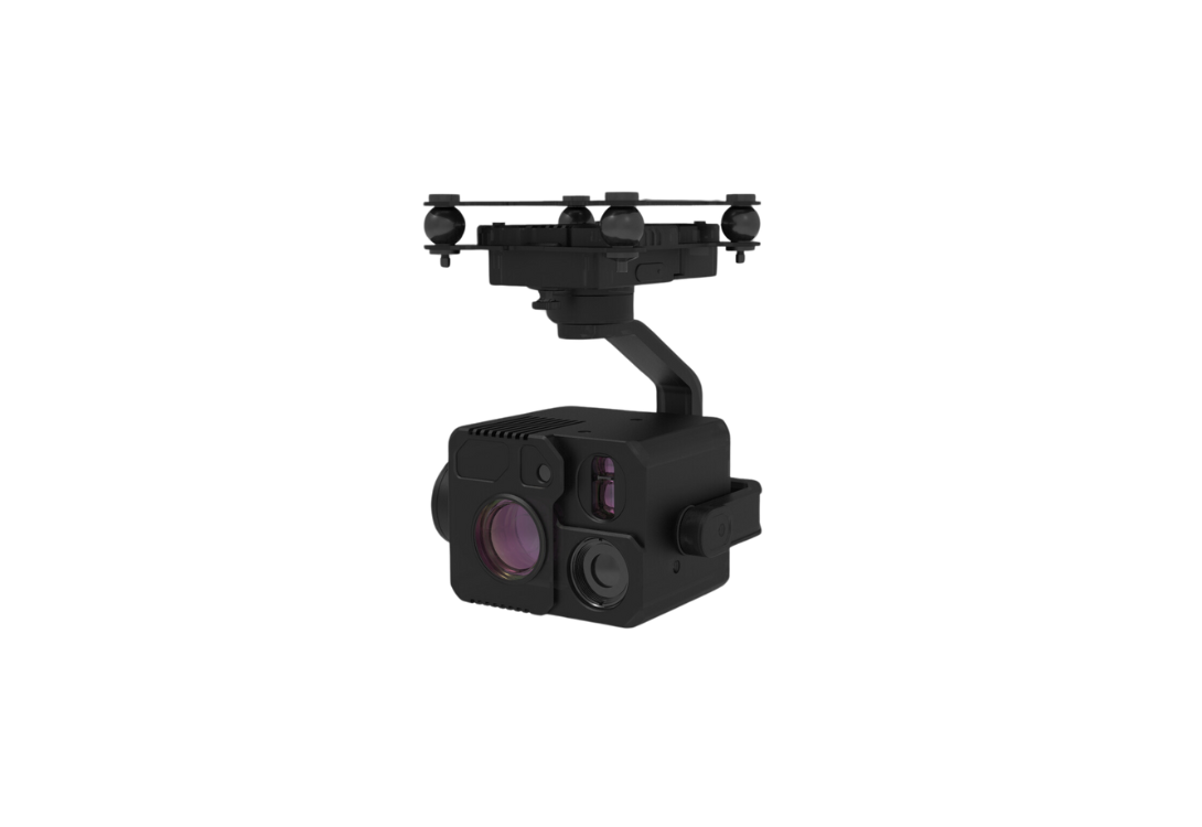 10x 2MP Visible 640x512 Thermal Imaging Laser Range Finder Laser Pointer Multi-spectral Gimbal Camera