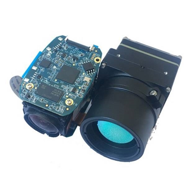 3.5X 4K and 640*512 Thermal Dual Sensor Drone Camera Module 